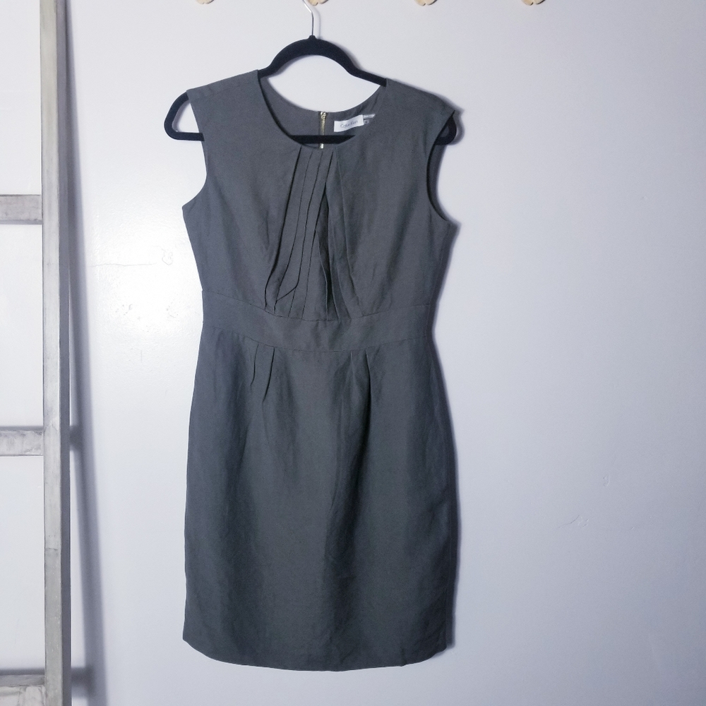 CALVIN KLEIN DARK OLIVE DRESS SIZE 6